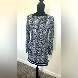 Michael Kors snake print dress Size p/s fits regular small
